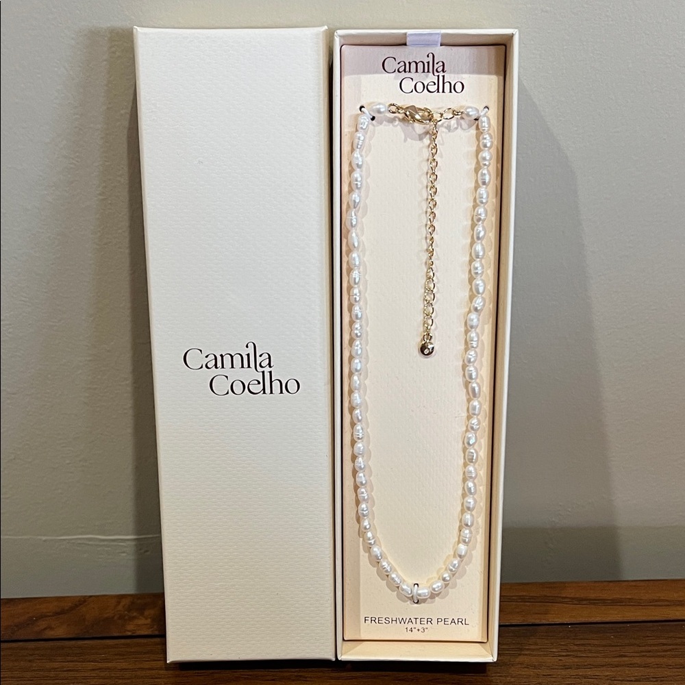 Camila Coelho Freshwater Pearl Necklace 52$